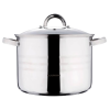 Blaumann Gourmet Line rozsdamentes fazék+üvegtető, 18x13 cm, 3 liter, BL-1007