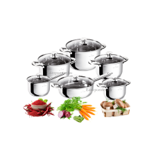 Blaumann PROFESSIONAL 12 db-os INOX Edénykészlet (BL-3875) edény