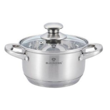Blaumann Satin Gourmet Line rozsdamentes acél magas lábas fedővel 26 cm BL-3321 edény