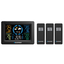 Blaupunkt WS40BK LCD Időjárás állomás 3 külső szenzorral (RTVBLWS005) időjárásjelző
