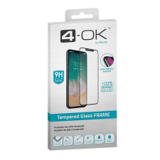 BLAUTEL 4-OK képernyővédő üveg (3D full glue, íves, teljes felületén tapad, tok barát, karcálló, 9H) FEKETE [Apple iPhone 12 mini] mobiltelefon kellék