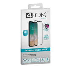BLAUTEL 4-OK képernyővédő üveg (3D full glue, íves, teljes felületén tapad, tok barát, karcálló, 9H) FEKETE [Apple iPhone 12 Pro Max] (PRF267) mobiltelefon kellék