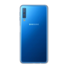 BLAUTEL 4-OK szilikon telefonvédő (ultravékony) ÁTLÁTSZÓ Samsung Galaxy A7 (2018) SM-A750F tok és táska