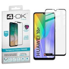 BLAUTEL HUAWEI Y6p, 4-OK üvegfólia, Full cover, Full glue, Fekete mobiltelefon kellék