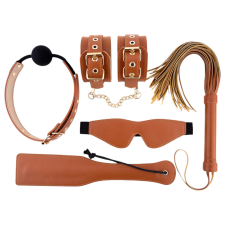 Blaze Eilte Blaze Elite - BDSM szett - 5 részes (konyak) bilincs, kötöző