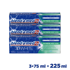 Blend-a-med 3D White Extreme Mint Kiss fogkrém 3x75 ml fogkrém