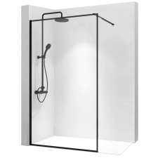  Bler Zuhanyfal - Fekete - 70 cm kád, zuhanykabin