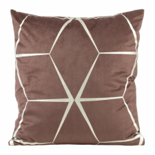  Blink28 bársony párnahuzat Púder/ezüst 45x45 cm lakástextília