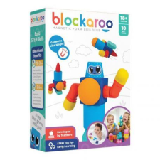 Blockaroo 10 darabos Magnetic Foam Blocks Small Robot építőjáték (5425002309008) (5425002309008) kreatív és készségfejlesztő