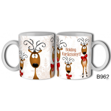 Bloomi (B962) Bögre 3 dl - Rénszarvasos Bögre – Karácsonyi Ajándék bögrék, csészék