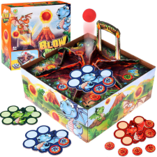 Blow Családi arcade játék Dragon Volcano, fújja ki a labdát #0616 társasjáték