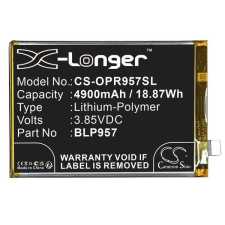 BLP957 Telefon akkumulátor 4900 mAh mobiltelefon akkumulátor