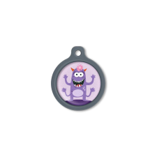 Blucky Beastie Pastel Purple Dog Tag large nyakörv, póráz, hám kutyáknak