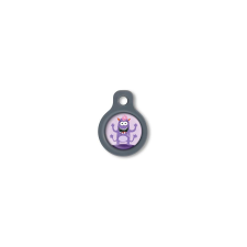 Blucky Beastie Pastel Purple Dog Tag small nyakörv, póráz, hám kutyáknak