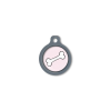 Blucky Bone Rose Dog Tag medium
