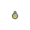 Blucky Graffiti Yellow Dog Tag small