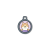 Blucky Happy Pup Pastel Purple Dog Tag medium