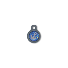 Blucky Pirate Dark Blue Dog Tag small nyakörv, póráz, hám kutyáknak