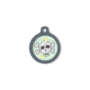 Blucky Pirate Turquoise Green Dog Tag large