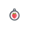 Blucky Strawberry Rose Dog Tag large