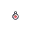 Blucky Strawberry Rose Dog Tag small
