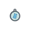 Blucky Sweetie Pastel Turquoise Dog Tag large