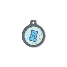 Blucky Sweetie Pastel Turquoise Dog Tag large nyakörv, póráz, hám kutyáknak