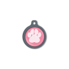 Blucky Wild Paw Dark PInk Dog Tag large