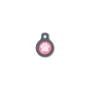 Blucky Wild Paw Dark PInk Dog Tag small