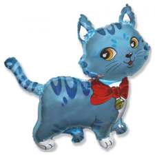  Blue Cat, Cica fólia lufi 36 cm (WP) party kellék