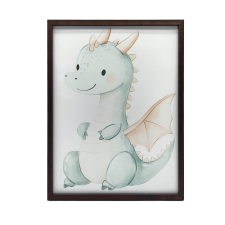BLUE DRAGON FALI PLAKÁT 30x40 CM KERET NÉLKÜL MATT PAPÍR grafika, keretezett kép