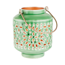 BLUE MAROCCO BLUE MAROCCO lámpás, pasztell zöld Ø12,5cm kültéri világítás