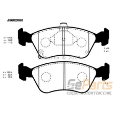 BLUE PRINT fékbetét készlet 156mm,156,2mm,55mm,54,5mm,elsőtengely,akusztikus kopásjelzéssel fékbetét