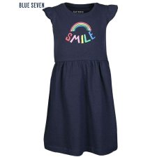 Blue Seven ruha ujjatlan sötétkék szivárványos Smile 2-3 év (98 cm) lányka ruha