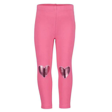 Blue Seven Szíves vastag meleg bélelt leggings magenta szín 3-4 év (104 cm)