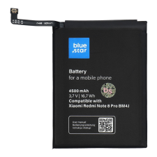 Blue Star BlueStar Xiaomi Redmi Note 8 Pro (BM4J) utángyártott akkumulátor 4500mAh mobiltelefon akkumulátor