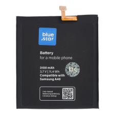 Blue Star Samsung Galaxy A40 Blue Star Premium akkumulátor 3100mAh Li-Ion mobiltelefon, tablet alkatrész