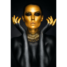  Blueback MAT fotótapéta, Arany-fekete női portré, 200 x 255 cm tapéta, díszléc és más dekoráció