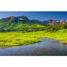  Blueback MAT Nyomtatott tapéta, hegyi tájkép, 250 x 200 cm tapéta, díszléc és más dekoráció