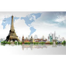  Blueback MAT Tapéta, Műemlékek, Eiffel-torony, 250 x 200 cm tapéta, díszléc és más dekoráció