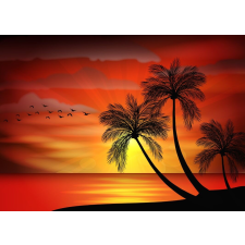  Blueback MAT tapéta, pálmafák 12, 250 x 200 cm tapéta, díszléc és más dekoráció