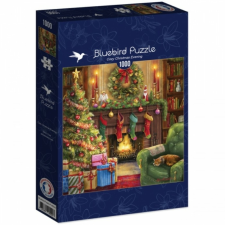 Bluebird 1000 db-os puzzle - Christmas Evening (90540) puzzle, kirakós