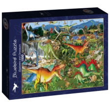 Bluebird 1500 db-os puzzle - Explorers and Dinosaurs (90322) puzzle, kirakós