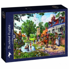 Bluebird 500 db-os puzzle - A Village in Summer (90568) puzzle, kirakós