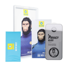 Blueo 5D Mr. Monkey Glass betekintésvédett edzett üveg kijelzővédő Samsung Galaxy S25 Ultra mobiltelefon kellék