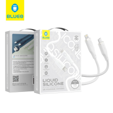 Blueo Liquid Silicone PD Lightning 20W 1.2M Adatkábel - Fehér mobiltelefon kellék