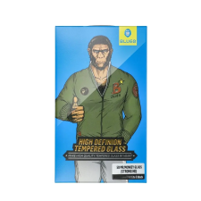 BlueO - Monkey 5D Mr. Monkey Glass - Apple iPhone 14 Pro black (Strong HD) mobiltelefon kellék