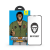 Blueo Samsung A10/A10s/M10 Blueo High Definion 2.5D Full Üvegfólia - Fekete
