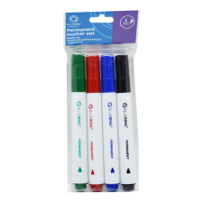 BLUERING Alkoholos marker készlet, 3mm, kerek hegyű 4-es készlet Bluering® filctoll, marker