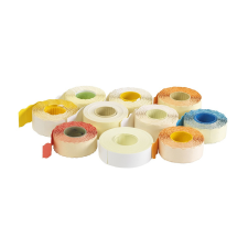 BLUERING Árazószalag 26x16mm, stancolt szögletes 10 tekercs/csomag, Bluering®, fehér információs címke